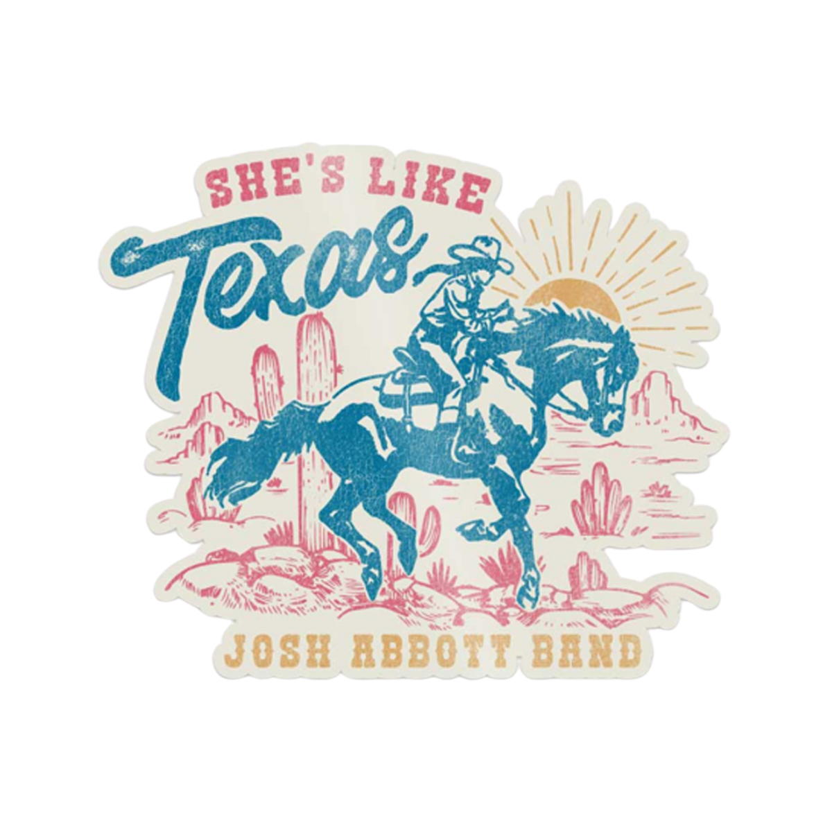 She’s Like Texas Sticker